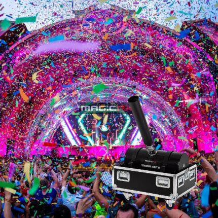 Confetti stadium shot | MJevent | verhuur | licht en geluid