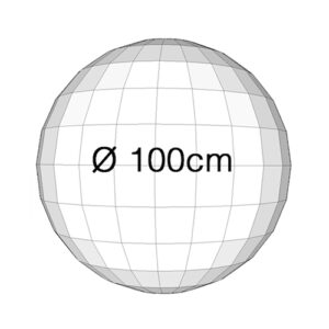 Spiegelbol 100cm | MJevent | verhuur | licht en geluid