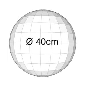 Spiegelbol 40cm | MJevent | verhuur | licht en geluid