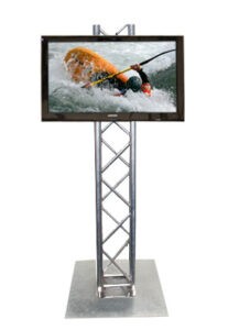 led Scherm 42'' met standaard | MJevent | verhuur | licht en geluid