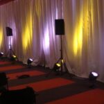pipe and drape wit met verlichting
