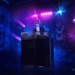 Flex DJ Booth Wit/ Zwart mj-event sfeer