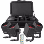 Chauvet DJ Freedom H1 X 4 Accu spots Zwart set