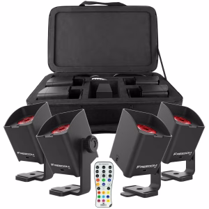 Chauvet DJ Freedom H1 X 4 Accu spots Zwart set