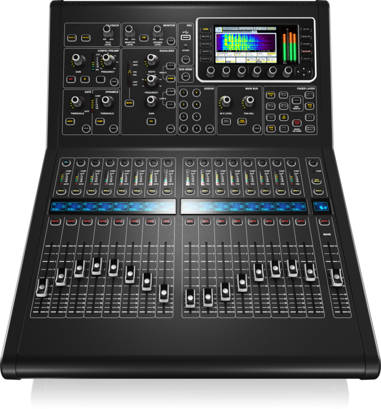 Digitale Mengtafel Midas M32R live front