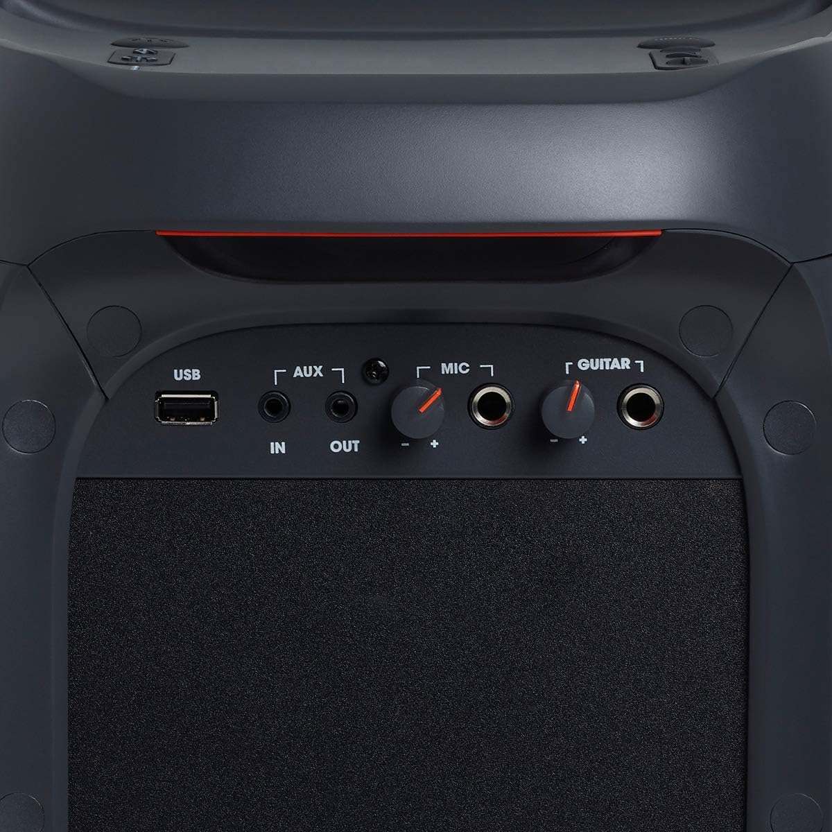 JBL partybox 100 achter kant JBL partybox 100 achter kant