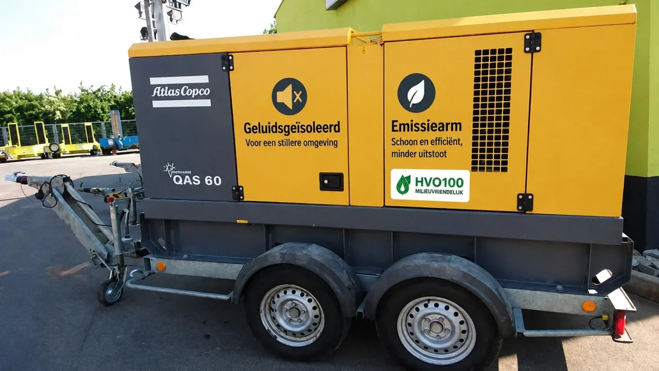 Aggregaat Generator MJevent verhuur licht en geluid
