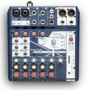 Soundcraft Notepad-8FX mengpaneel voorkant